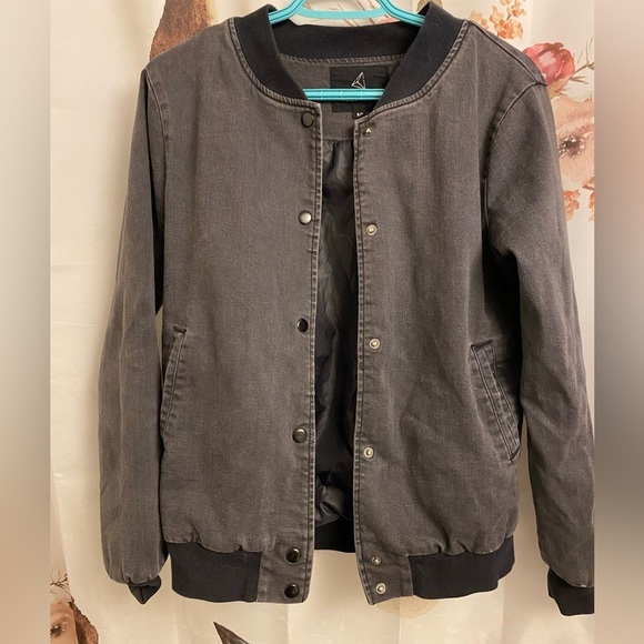 rebel rogue Jackets & Blazers - Small Gray Bomber Jacket​​​